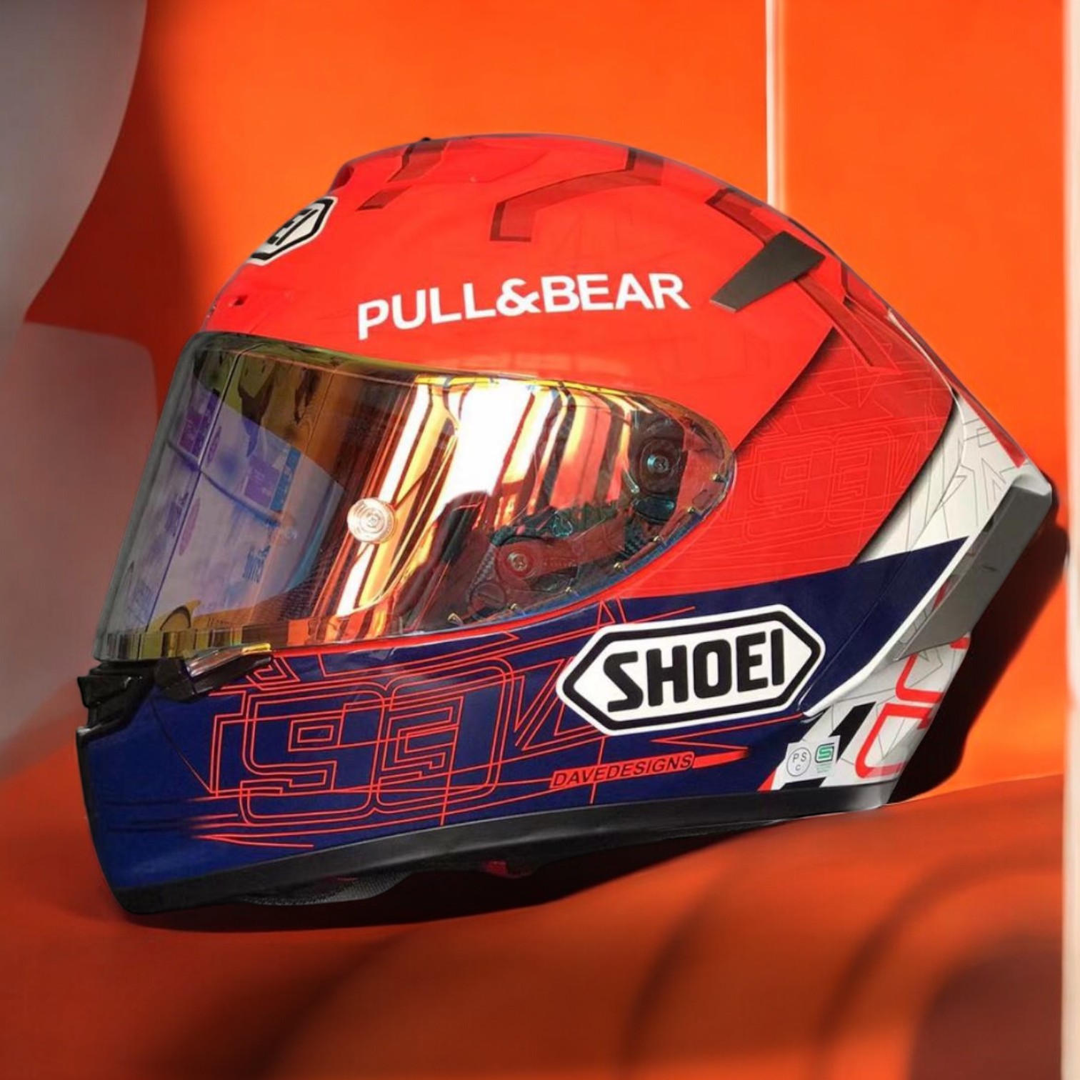 SHOEI PULL&amp;&lt;p&gt;BEAR RED